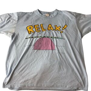 Vintage - Relax Shoebox Greeting by‎ Hallmark T-Shirt 1990s XL